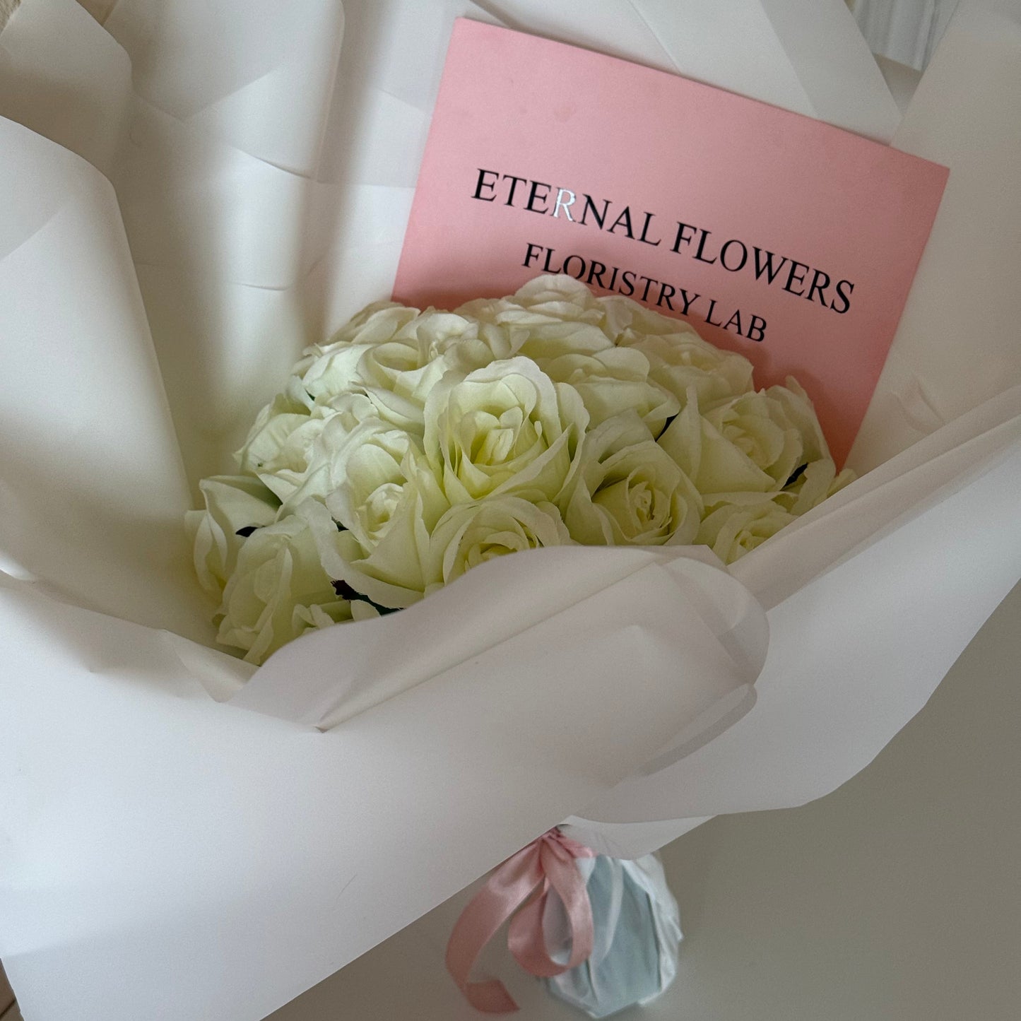 24 Cream Eternal Roses