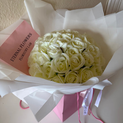 50 Cream Eternal Roses