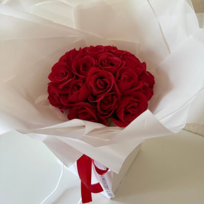 24 Red Eternal Roses