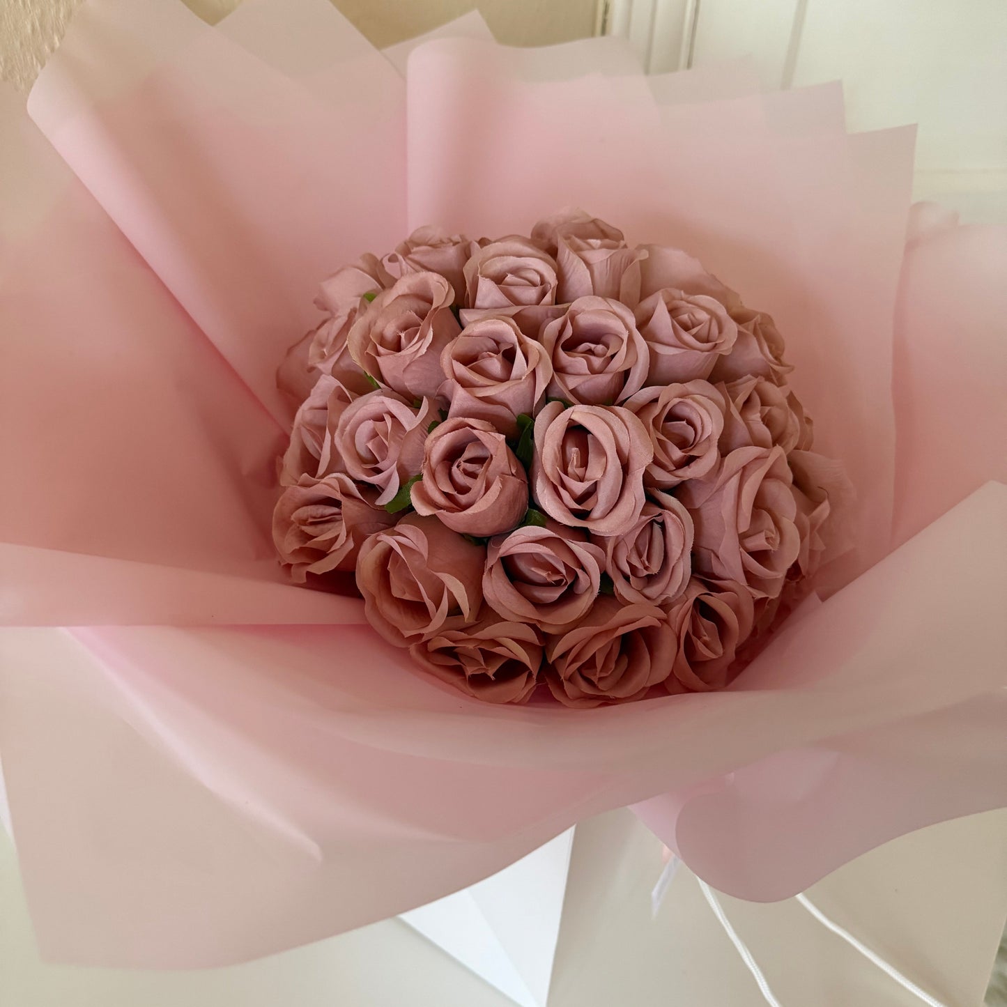 50 Pink Eternal Roses