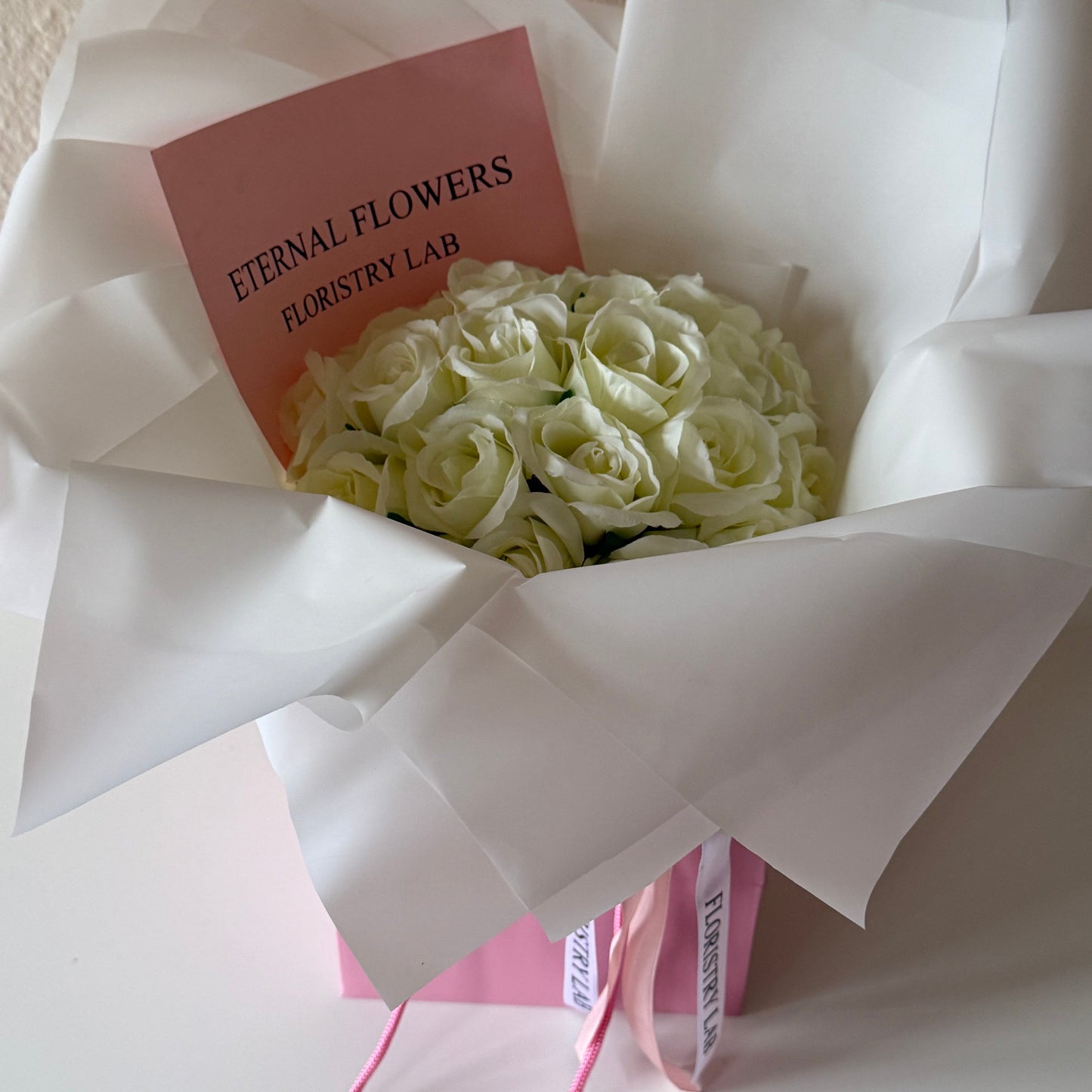 24 Cream Eternal Roses