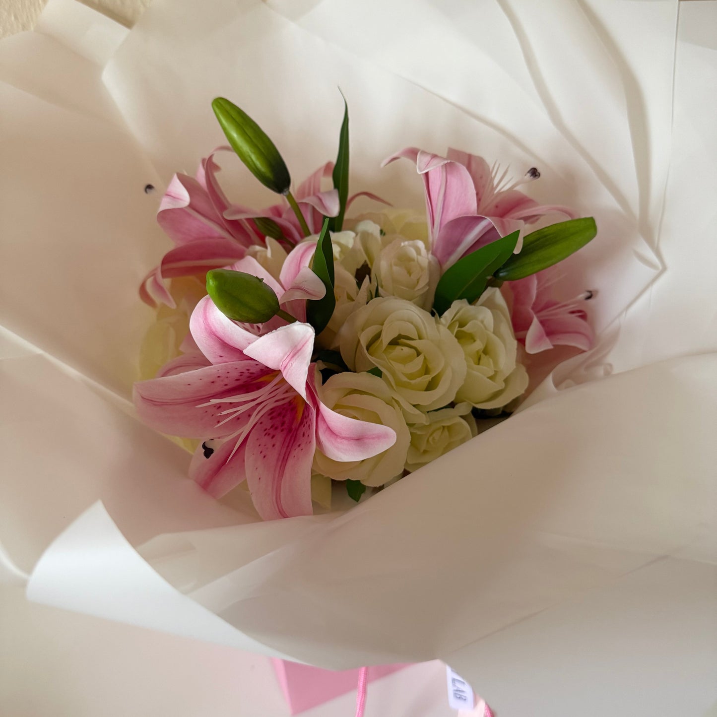 Mixed Rose and Lily Eternal Bouquet