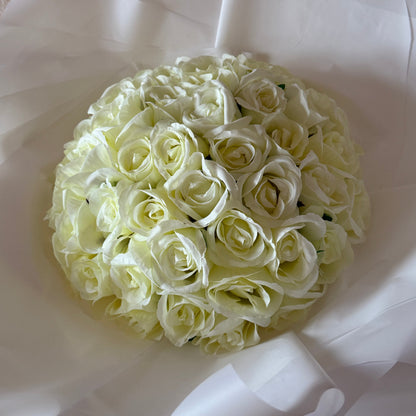 50 Cream Eternal Roses