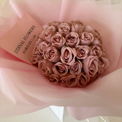 50 Pink Eternal Roses