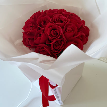 24 Red Eternal Roses