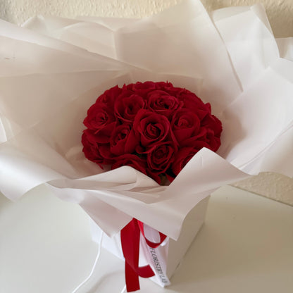 24 Red Eternal Roses